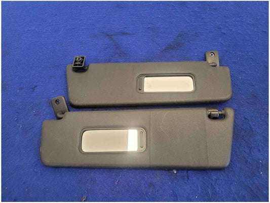 2010 - 2015 Chevrolet Camaro SS Coupe Pair Sun Visors Shade Upper Trim Black 2811 - The Parts Farm