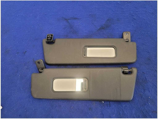 2010-2015 Chevrolet Camaro SS Coupe Pair Sun Visors Shade Upper Trim Black 2811