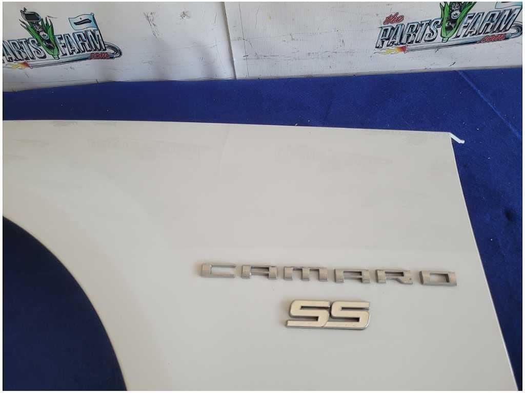 2010-2015 Chevrolet Camaro SS Driver Front Fender Body Part Paint White 2889 - The Parts Farm