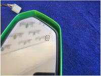 2010 - 2015 Chevrolet Camaro SS Driver Rear View Mirror Heat Paint Green 2764 - The Parts Farm