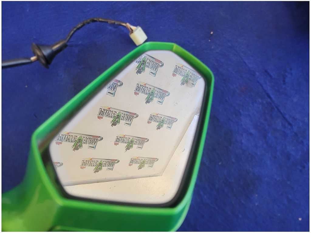 2010 - 2015 Chevrolet Camaro SS Driver Rear View Mirror Heat Paint Green 2764 - The Parts Farm