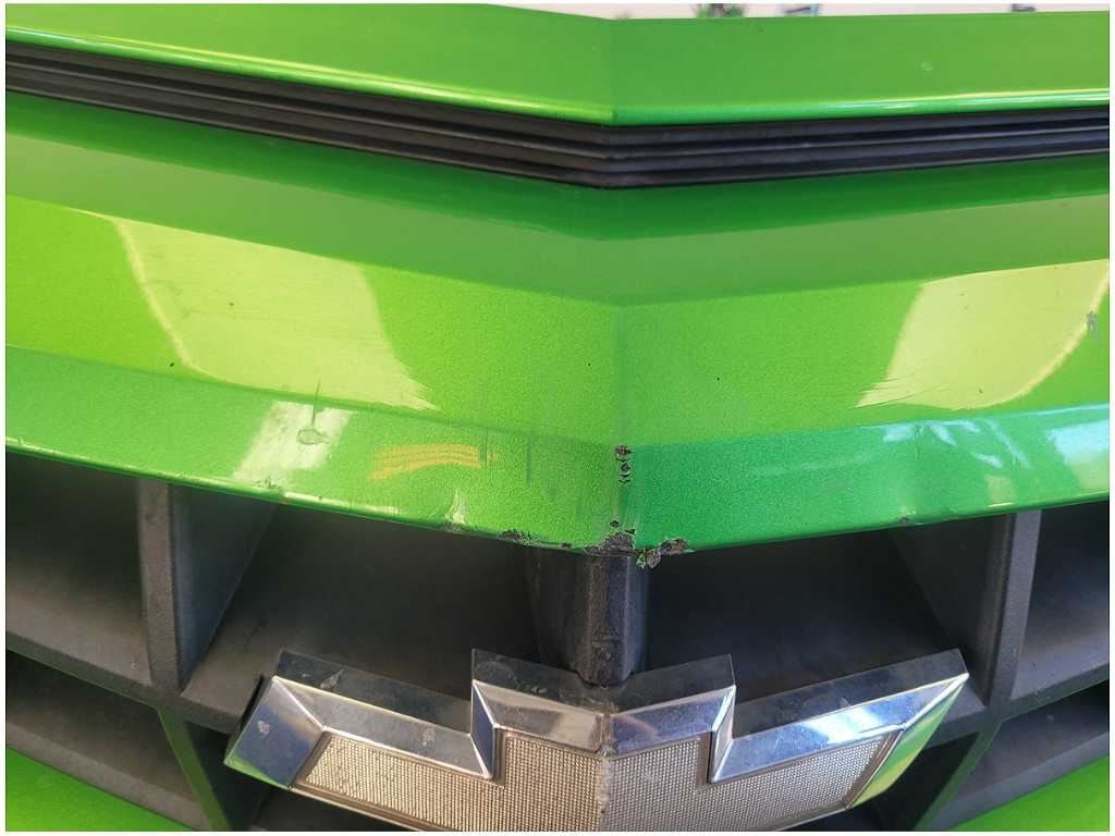 2010 - 2015 Chevrolet Camaro SS Front Bumper Cover Scuffs Paint Green 2764 - The Parts Farm
