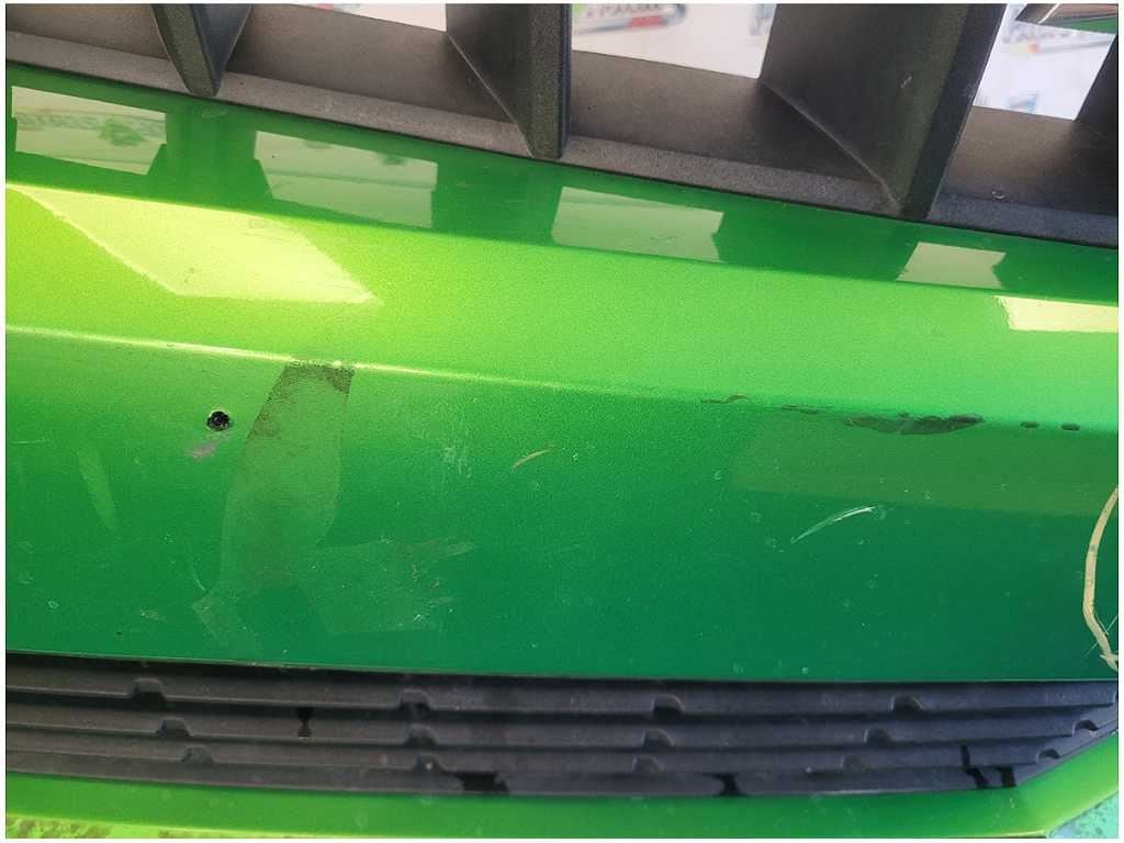2010 - 2015 Chevrolet Camaro SS Front Bumper Cover Scuffs Paint Green 2764 - The Parts Farm