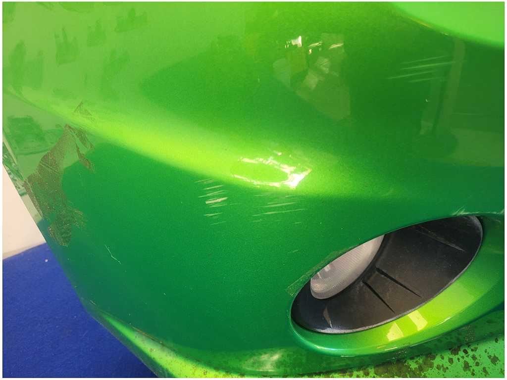 2010 - 2015 Chevrolet Camaro SS Front Bumper Cover Scuffs Paint Green 2764 - The Parts Farm