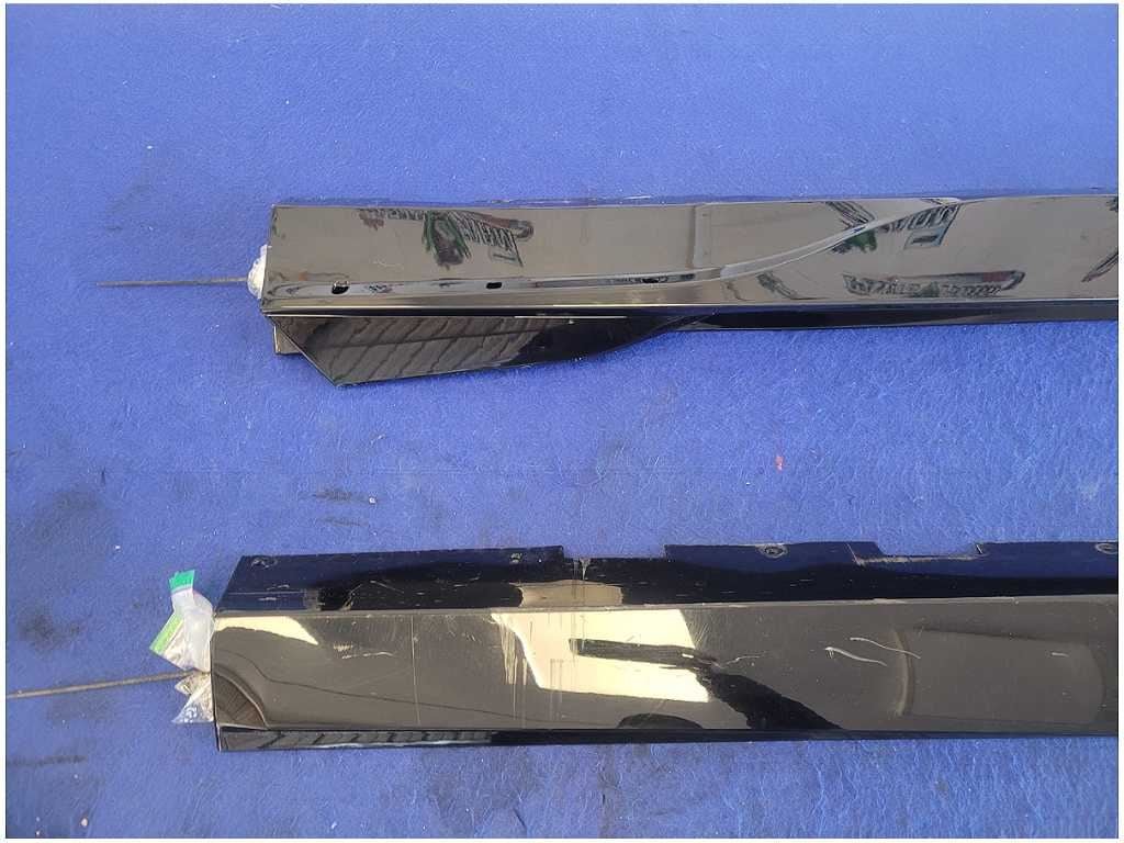 2010 - 2015 Chevrolet Camaro SS Pair Lower Rocker Panels Paint Black 2811 - The Parts Farm