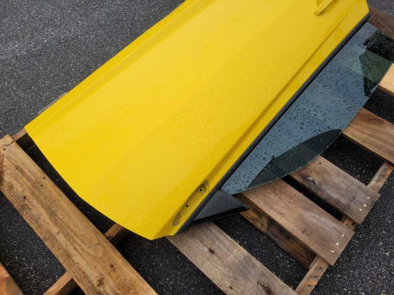 2010 - 2015 Chevrolet Camaro SS Passenger Front Door Shell Coupe Yellow 2431 - The Parts Farm