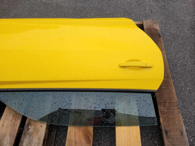2010 - 2015 Chevrolet Camaro SS Passenger Front Door Shell Coupe Yellow 2431 - The Parts Farm