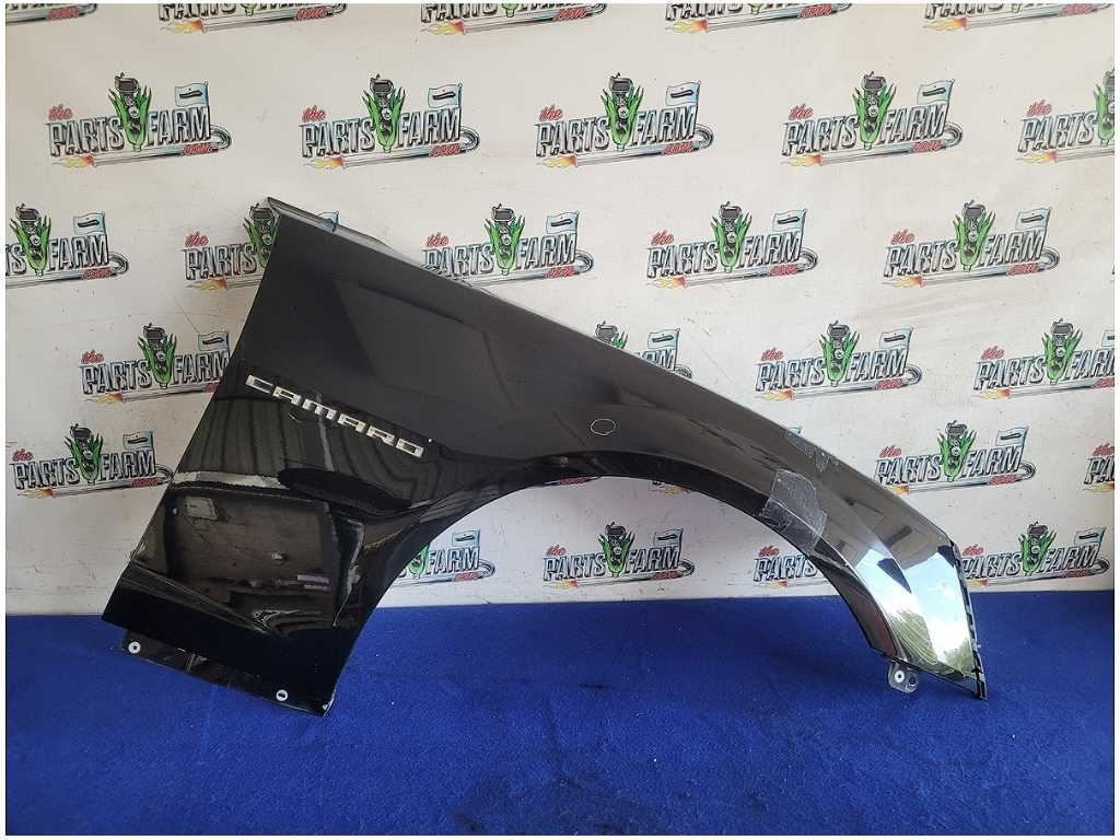 2010-2015 Chevrolet Camaro SS Passenger Front Fender Part Body Paint Black 2886 - The Parts Farm