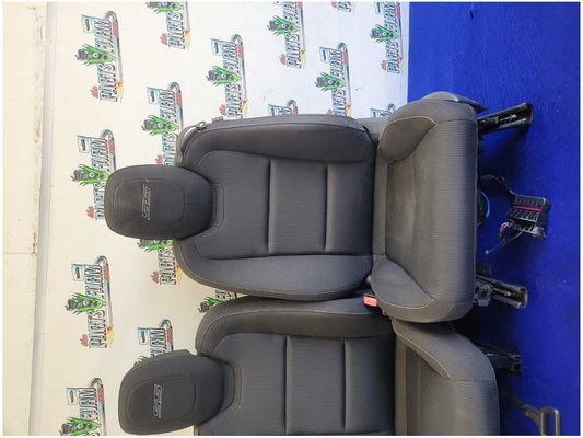2010-2015 Chevrolet Camaro SS Set Seats Cloth Coupe Driver Bucket *Read* 2732