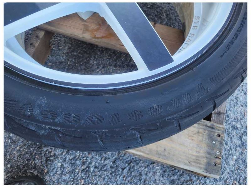 2010 - 2015 Chevy Camaro SS Front STR Racing Wheel 20x9 Paint 5 Spoke Tire 2582 - The Parts Farm