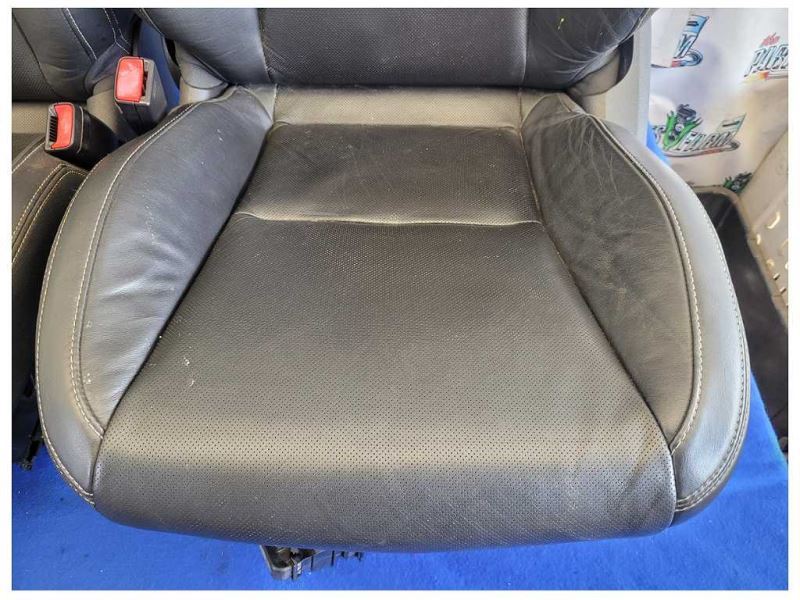 2010 - 2015 Chevy Camaro SS Set Coupe Seats Bucket Black Leather *Read* 2588 - The Parts Farm