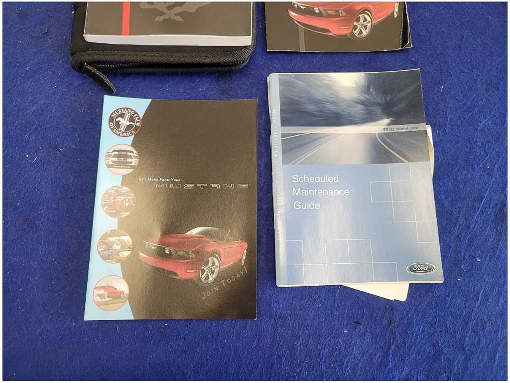 2010 Ford Mustang GT 4.6L S197 Owner's Manual Booklet Pamphlet Cover 2759 - The Parts Farm