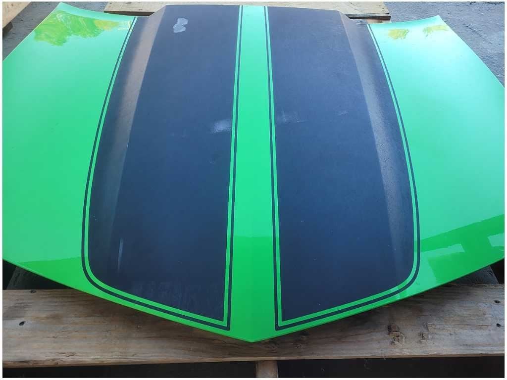 20102015 Chevrolet Camaro SS Front Hood Shell *Scuffs* Paint Green 2764 - The Parts Farm