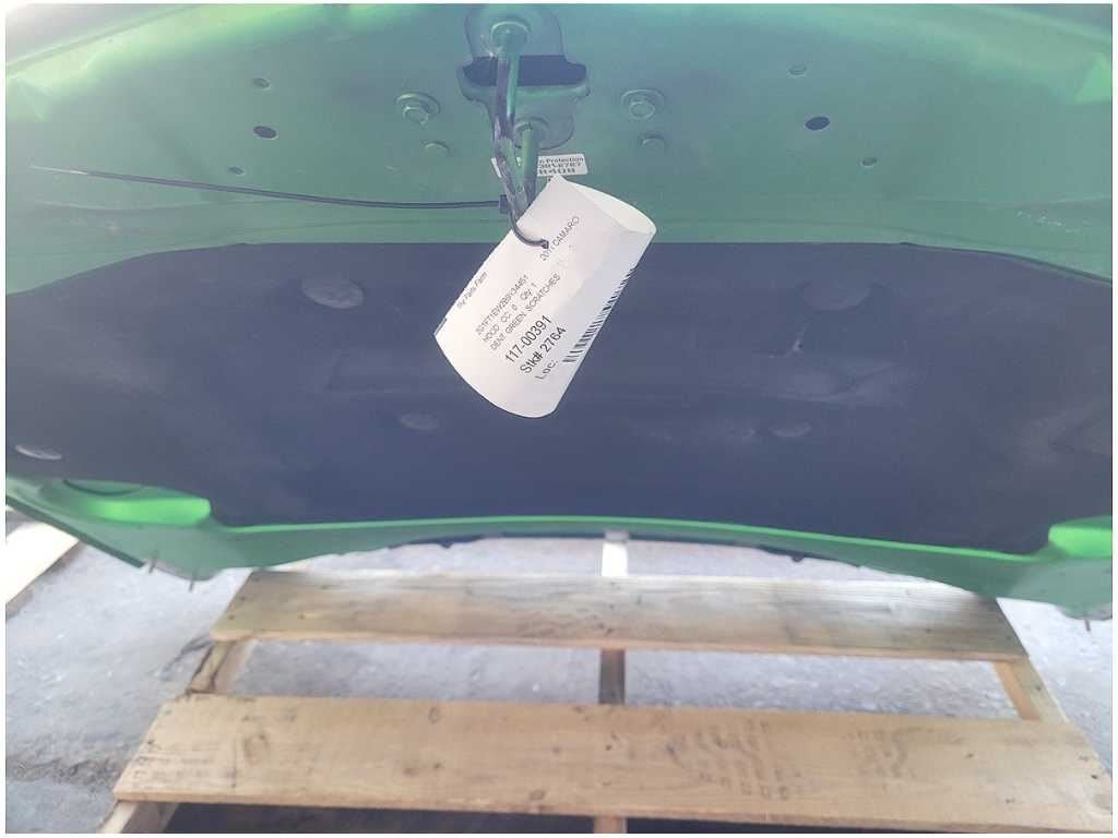 20102015 Chevrolet Camaro SS Front Hood Shell *Scuffs* Paint Green 2764 - The Parts Farm
