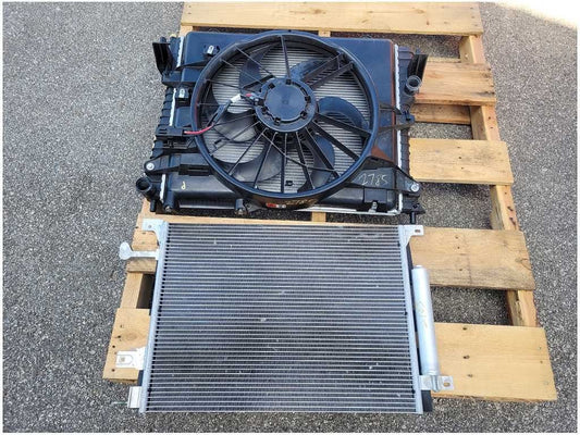 2011 - 2014 Ford Mustang GT 5.0L Radiator Fan Condenser Engine Cooling A/T 2785 - The Parts Farm