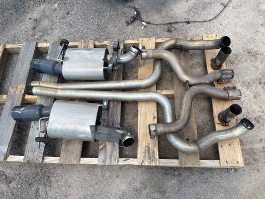 2011 - 2014 Ford Mustang GT Borla Attack Exhaust Muffler Pipe Black Tips *Read - The Parts Farm
