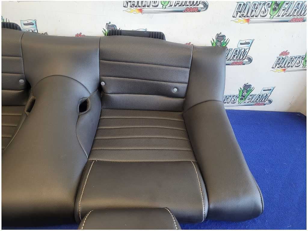 2011-2014 Ford Mustang GT Convertible Rear Leather Seats Upper Lower 2901 - The Parts Farm