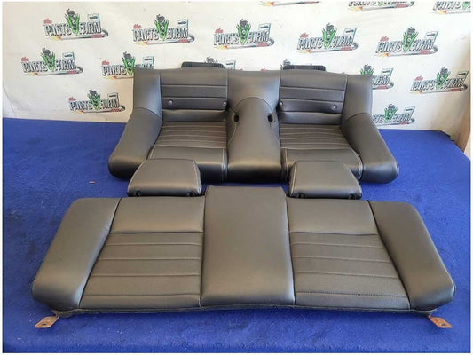 2011-2014 Ford Mustang GT Convertible Rear Leather Seats Upper Lower 2901 - The Parts Farm