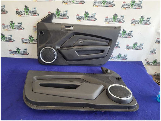 2011 - 2014 Ford Mustang GT Coupe Pair Front Door Panels Card Shaker Speaker 2728 - The Parts Farm