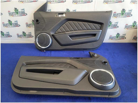 2011-2014 Ford Mustang GT Pair Door Panels Front Shaker Convertible 2901 - The Parts Farm