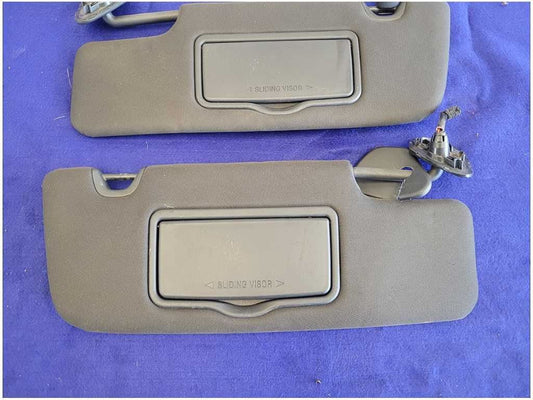 2011-2014 Ford Mustang GT Pair Front Sun Visors Shade Mirror Coupe 2721