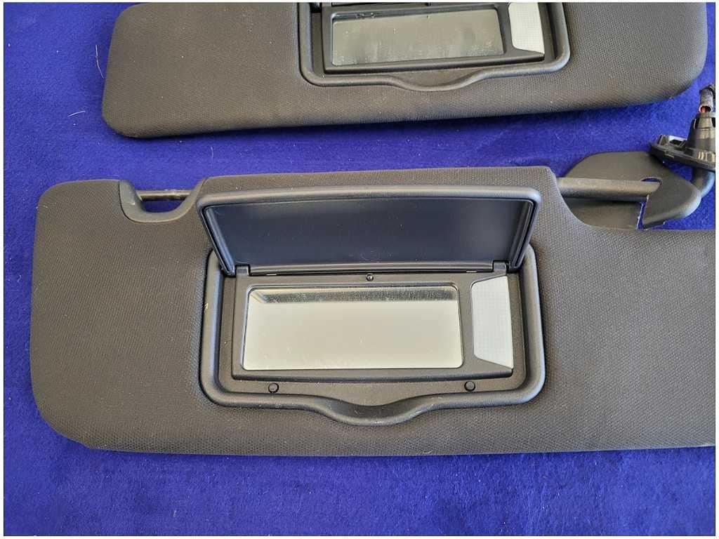 2011 - 2014 Ford Mustang GT Pair Front Sun Visors Shade Mirror Coupe 2721 - The Parts Farm