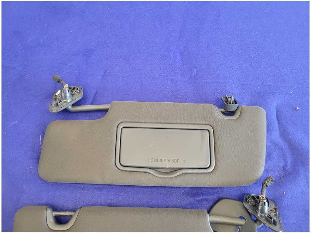 2011 - 2014 Ford Mustang GT Pair Front Sun Visors Shade Mirror Coupe 2721 - The Parts Farm