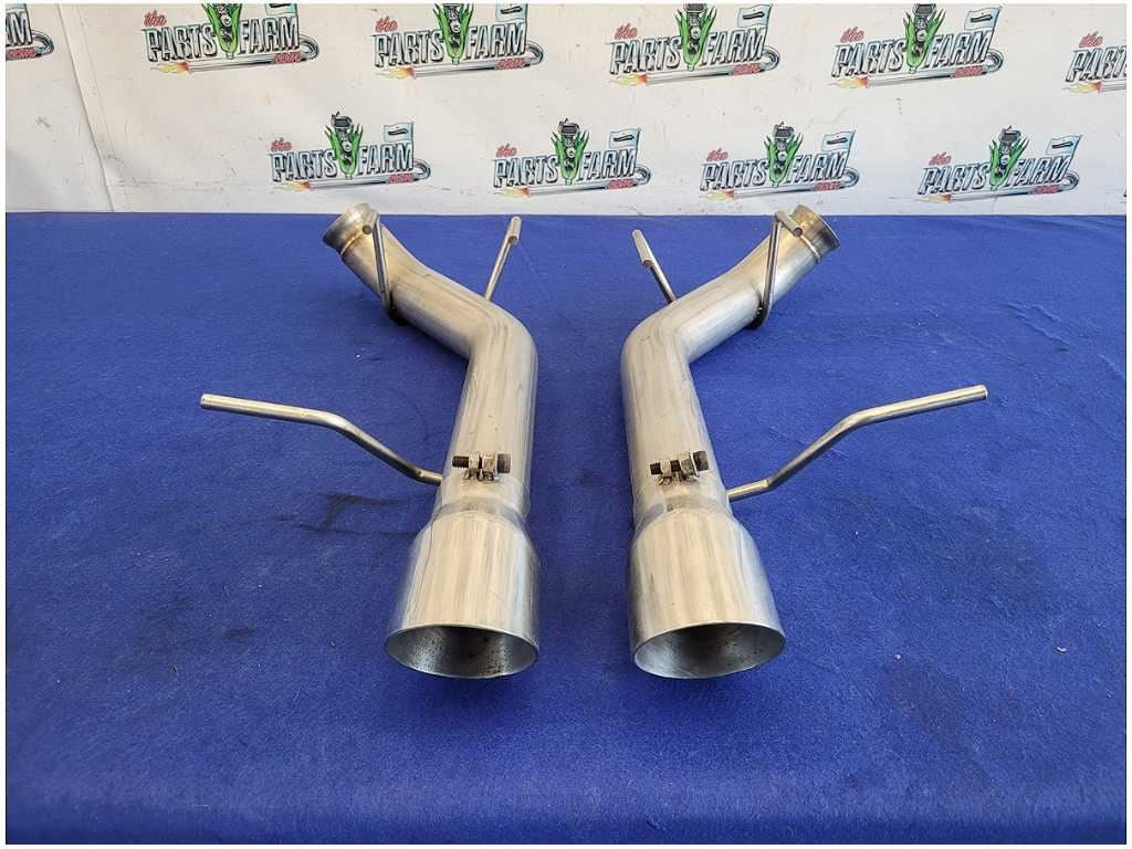 2011 - 2014 Ford Mustang GT S197 5.0L Pair Rear Exhaust Pipes Tips - The Parts Farm