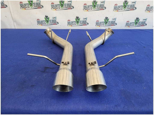 2011 - 2014 Ford Mustang GT S197 5.0L Pair Rear Exhaust Pipes Tips - The Parts Farm