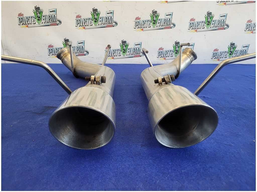 2011 - 2014 Ford Mustang GT S197 5.0L Pair Rear Exhaust Pipes Tips - The Parts Farm