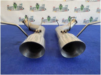 2011 - 2014 Ford Mustang GT S197 5.0L Pair Rear Exhaust Pipes Tips - The Parts Farm