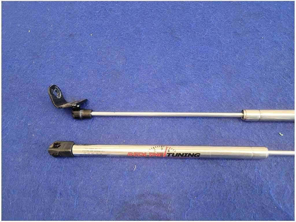 2011 - 2014 Ford Mustang GT S197 Pair Redline Hood Struts Hinges 2785 - The Parts Farm