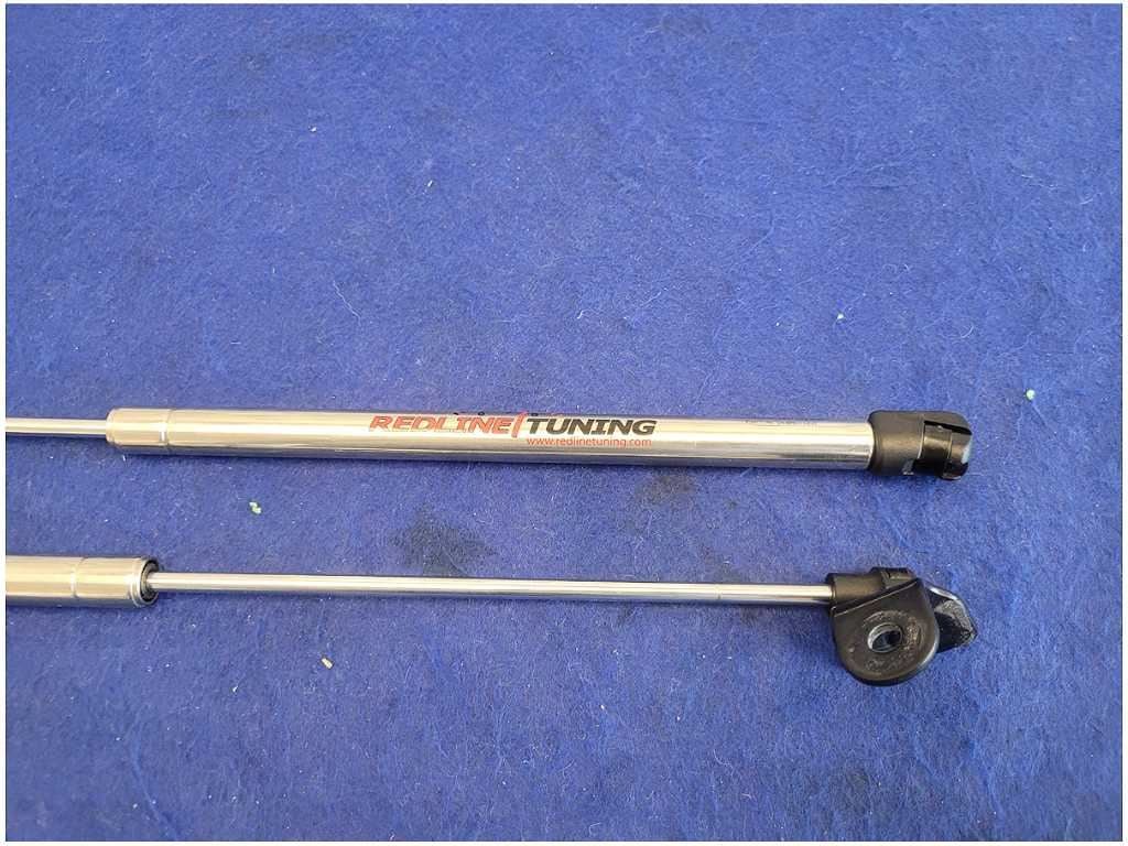 2011 - 2014 Ford Mustang GT S197 Pair Redline Hood Struts Hinges 2785 - The Parts Farm