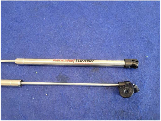 2011-2014 Ford Mustang GT S197 Pair Redline Hood Struts Hinges 2785