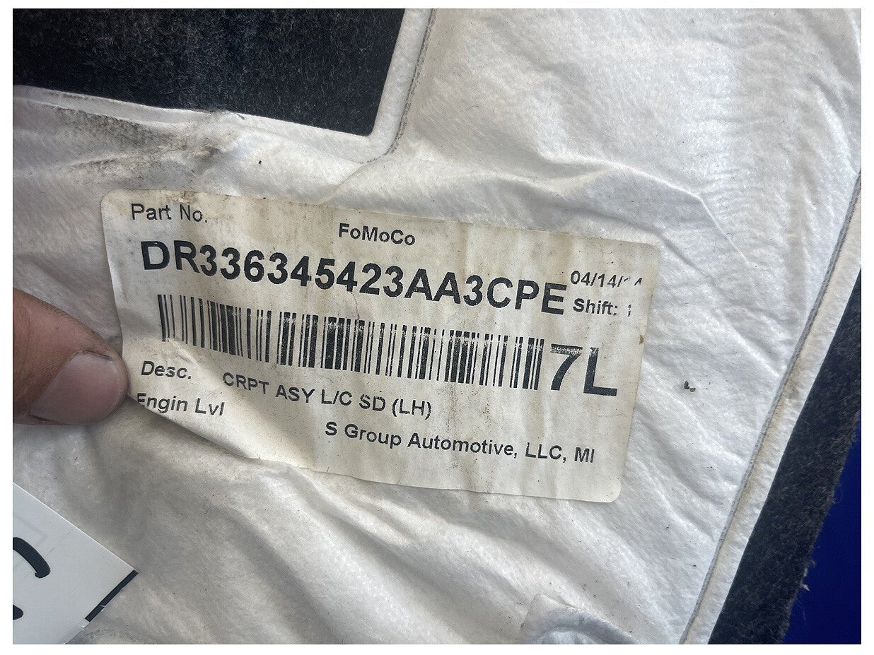 2011 - 2014 Ford Mustang Interior Trunk Carpet Quarter Panel Driver LH Left OEM - The Parts Farm
