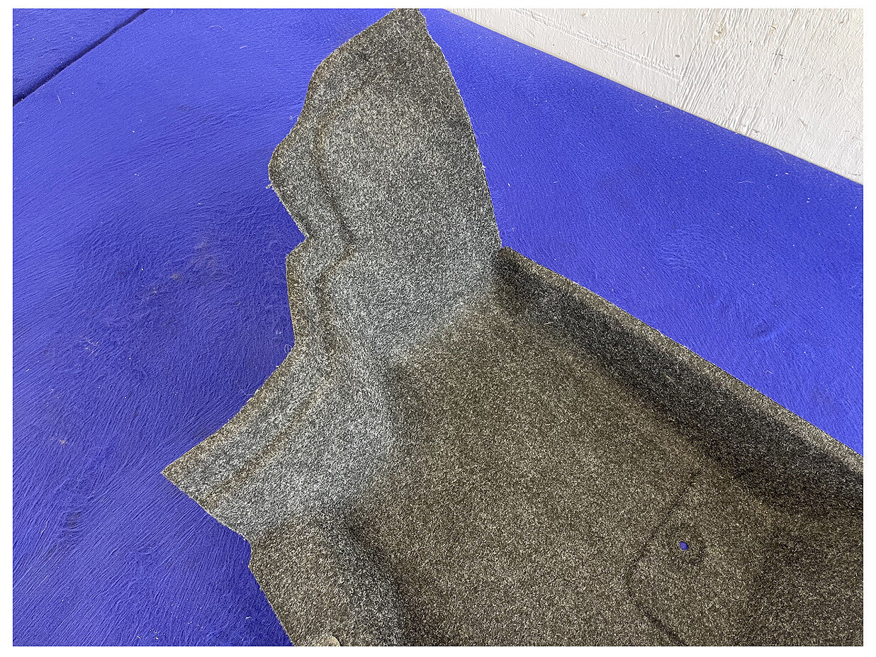 2011 - 2014 Ford Mustang Interior Trunk Carpet Quarter Panel Passenger RH OEM - The Parts Farm
