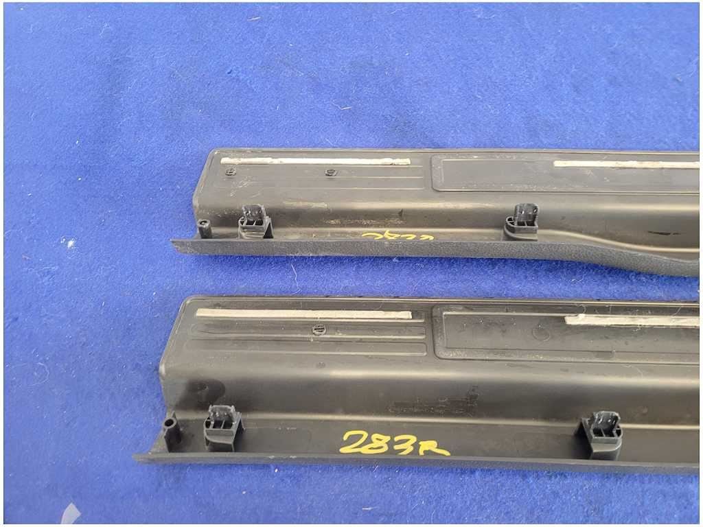 2011 - 2014 Mustang Boss 302 Pair Door Sill Plates Scuff Powered By Ford 2830 - The Parts Farm