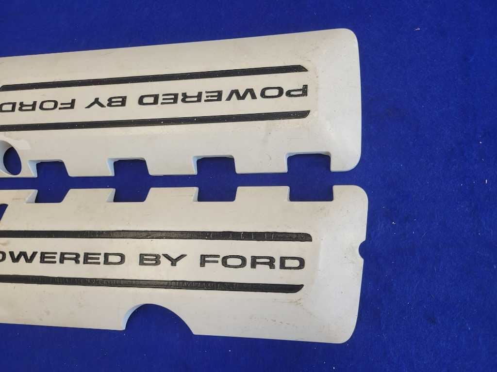 2011 - 2014 Mustang GT 5.0L Pair Coil Pack Covers RH LH Powered By Ford Panels - The Parts Farm