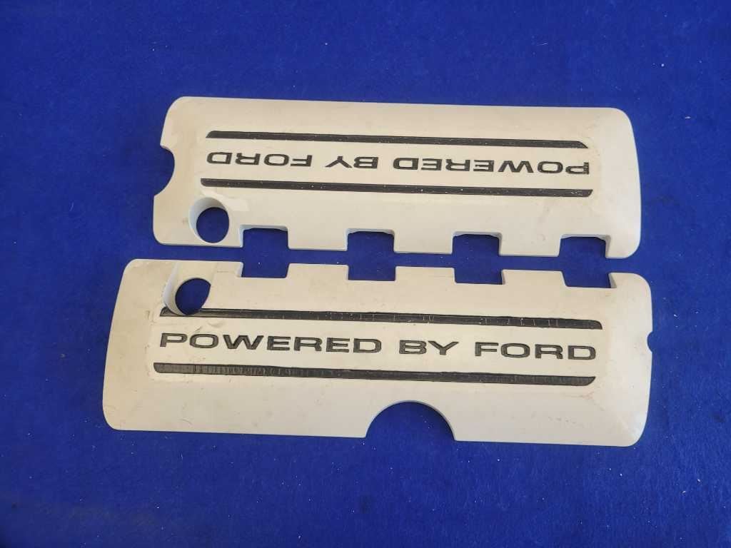 2011 - 2014 Mustang GT 5.0L Pair Coil Pack Covers RH LH Powered By Ford Panels - The Parts Farm