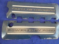 2011 - 2014 Mustang GT 5.0L Pair Coil Pack Covers RH LH Powered By Ford Panels - The Parts Farm