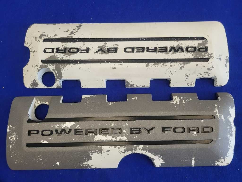 2011 - 2014 Mustang GT 5.0L Pair Coil Pack Covers RH LH Powered By Ford Panels - The Parts Farm