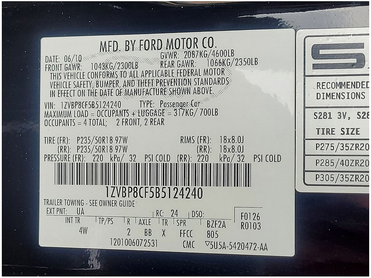 2011 Ford Mustang GT - The Parts Farm