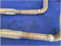 2012-2013 Ford Mustang Boss 302 5.0L Pair Over Axle Pipes Exhaust Pipe 2902 - The Parts Farm
