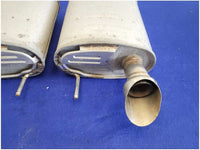 2012 - 2013 Ford Mustang Boss 302 5.0L Pair Rear Mufflers Tip Exhaust Pipe FH - The Parts Farm