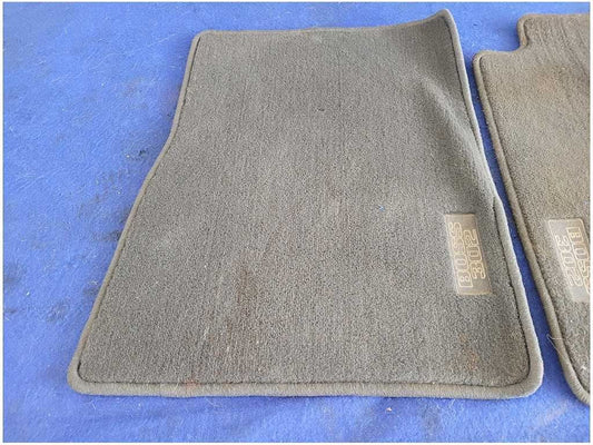 2012-2013 Ford Mustang Boss 302 Pair Front Floor Mats Carpet Liner *Worn* 2830