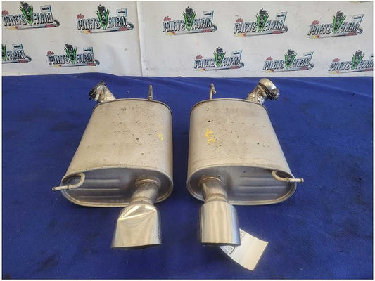 2012 - 2013 Ford Mustang Boss 302 Pair Mufflers Exhaust Tips *Dents* 2830 - The Parts Farm
