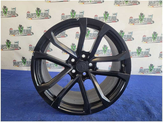 2012-2015 Chevy Camaro ZL1 Front Alcoa Wheel 20x10 Black Spoke Rim *Scuffs 2914 - The Parts Farm
