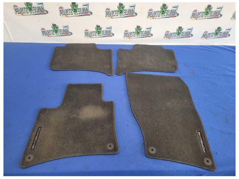 2012 - 2017 Porsche 911 Turbo Floor Mats Carpet Cover Front Back Black - The Parts Farm