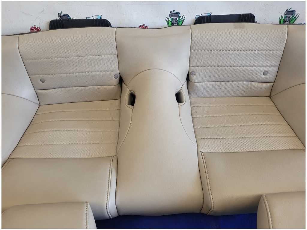 2013 - 2014 Ford Mustang GT Convertible Set Leather Bucket Seats Power Stone 2879 - The Parts Farm