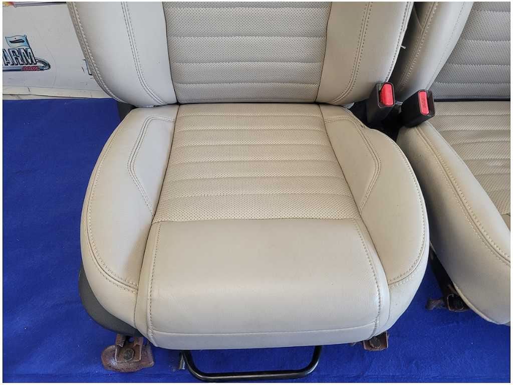 2013 - 2014 Ford Mustang GT Convertible Set Leather Bucket Seats Power Stone 2879 - The Parts Farm